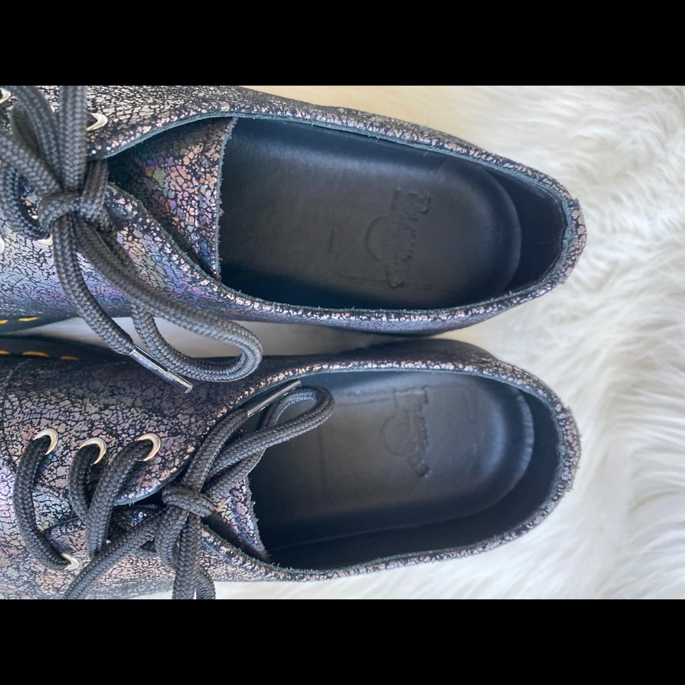 Dr. Martens 1461 Metallic Leather Oxford Shoes - Picture 5 of 8